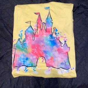 Disney custom watercolor shirt